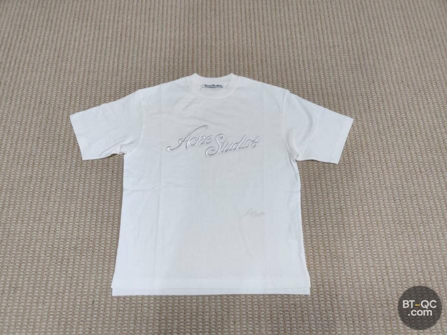 Acne Studios White Cotton T-Shirt QC