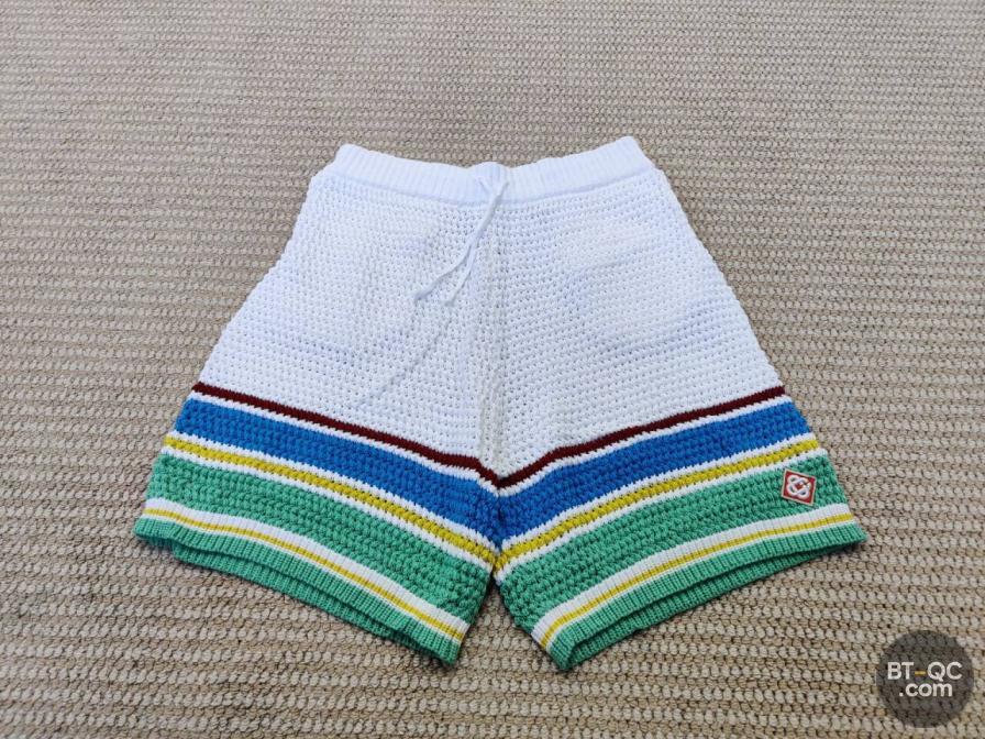 Casablanca Striped Knit Shorts QC
