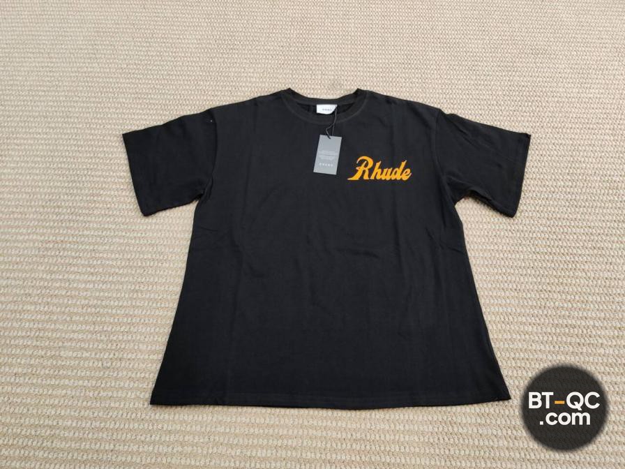 Rhude Authorized Sales and Service T-Shirt Black QC