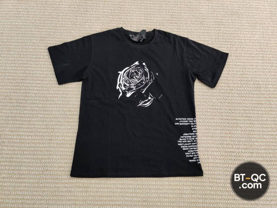 Vlone Fog American High Street Peace Dove Classic Unisex Couple Limited Edition T-Shirt Large V-Neck Short-Sleeve Tee QC