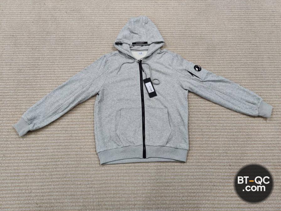 C.P. Company Grey Zip Hoodie QC