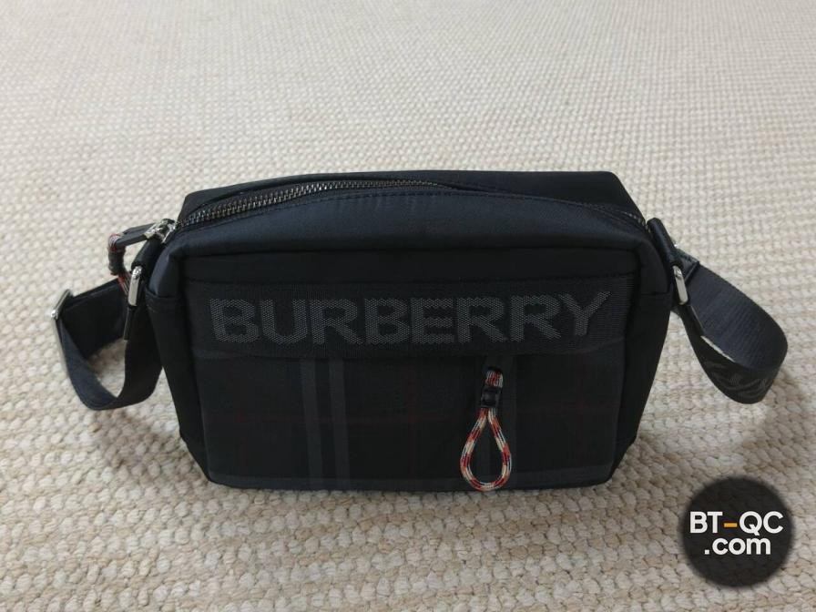 Burberry Black Nylon Crossbody Bag QC