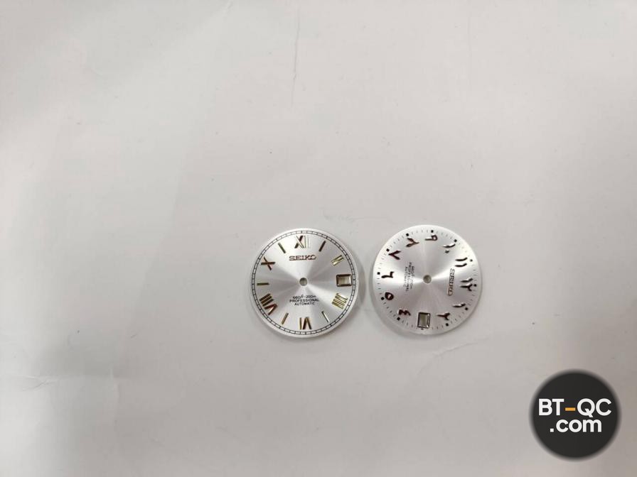 Watch Modification Parts: Green Luminous Watch Hands, Gold and Silver Second Hands, Suitable for Nh35/36 Movement QC