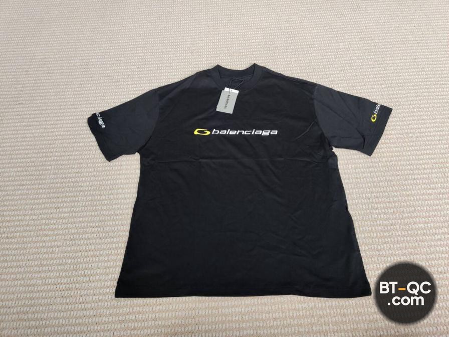 Balenciaga Logo T-Shirt Black QC