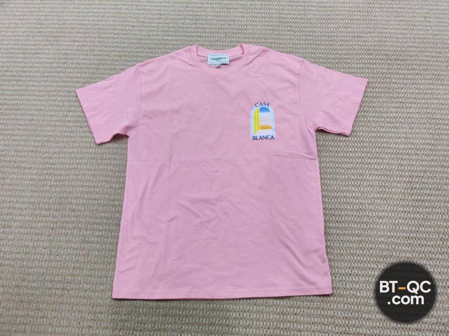 Casablanca Tennis Club Pink T-Shirt QC