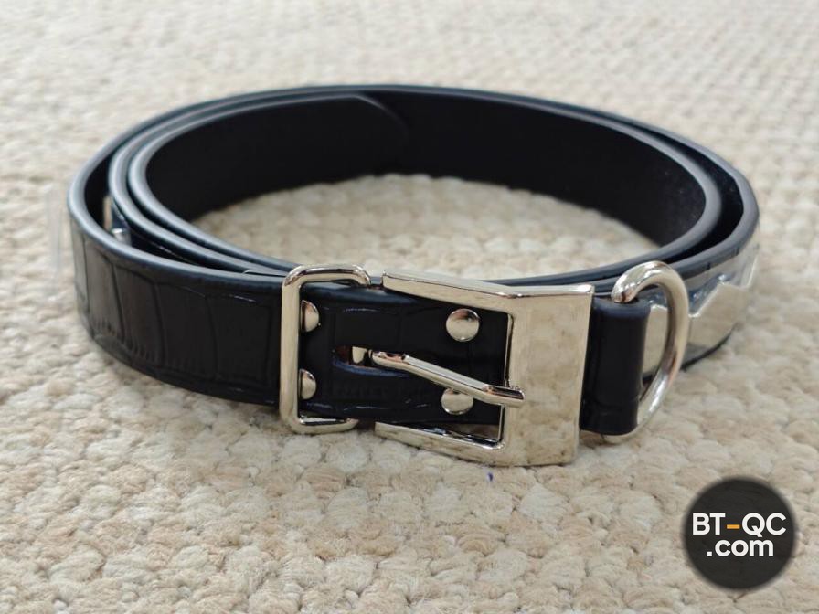 Undercover 06Aw Affa Archive Limited Edition Scale Belt Crocodile Pattern Leather Belt QC