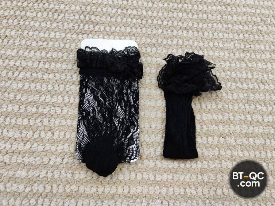 Lace Trim Ankle Socks QC
