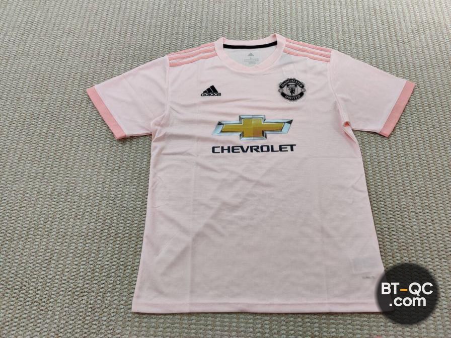 Adidas Manchester United FC 2018-19 Away Jersey Pink QC