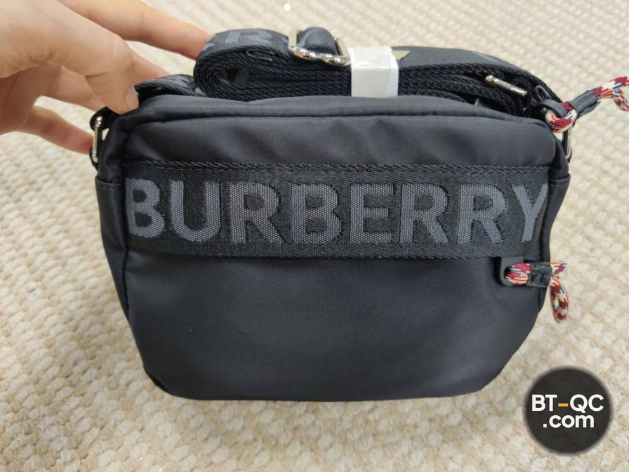 Burberry Black Nylon Crossbody Bag QC
