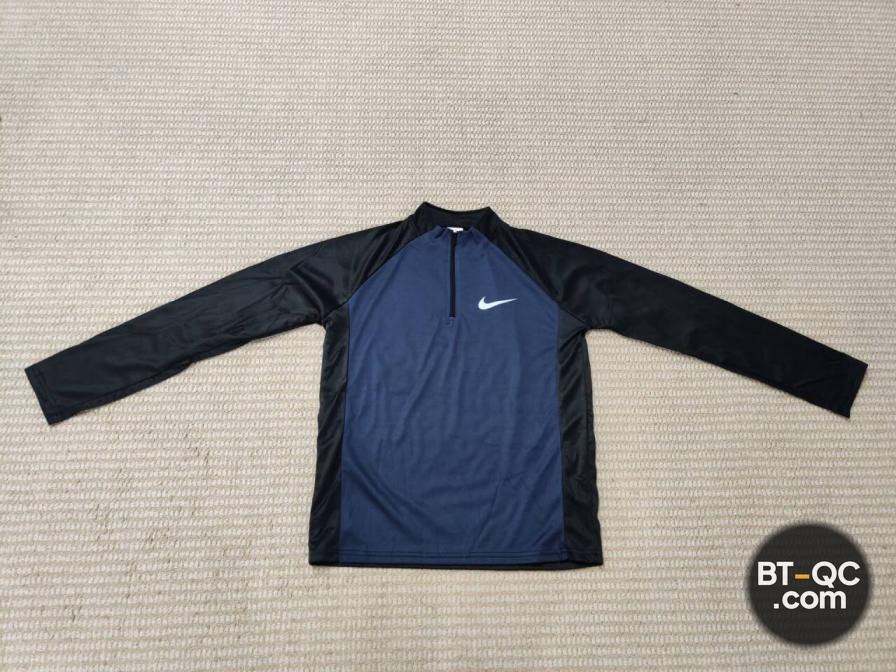 Nike Half Zip Track Jacket Navy Blue Black QC