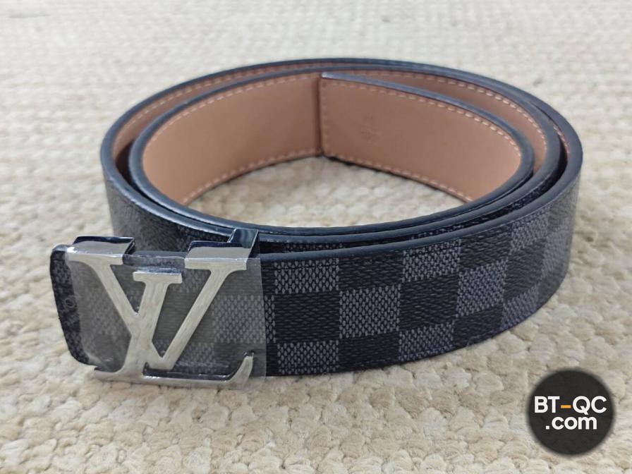 Louis Vuitton Damier Graphite Belt QC