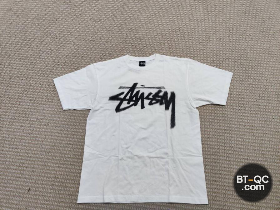 Stussy Basic Logo T-Shirt White QC
