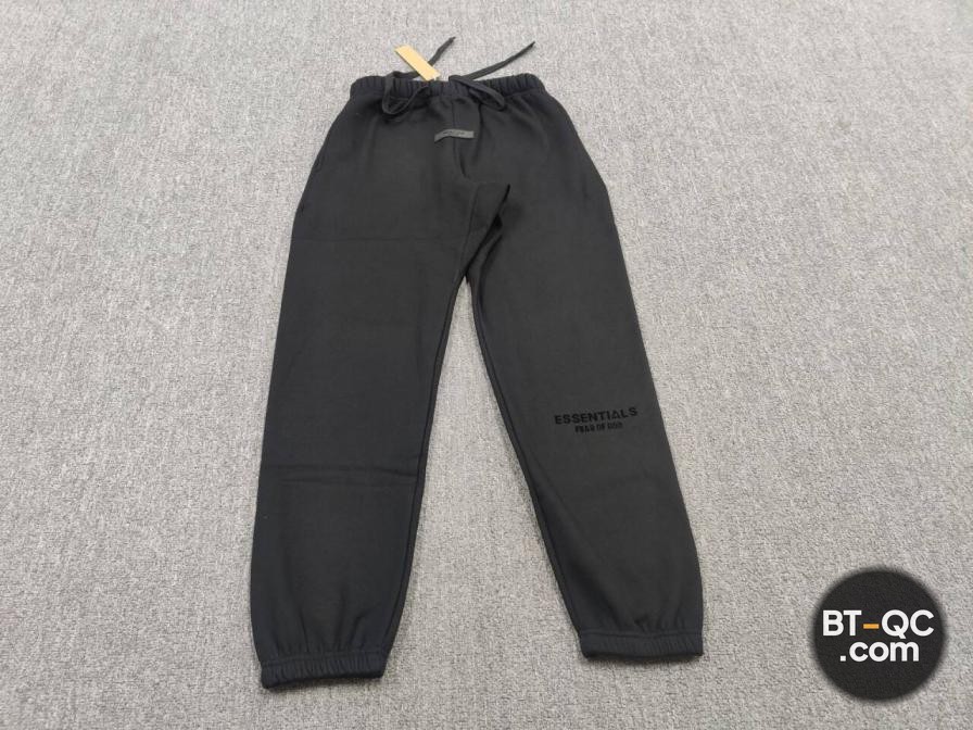 Essentials Fear of God Black Sweatpants QC