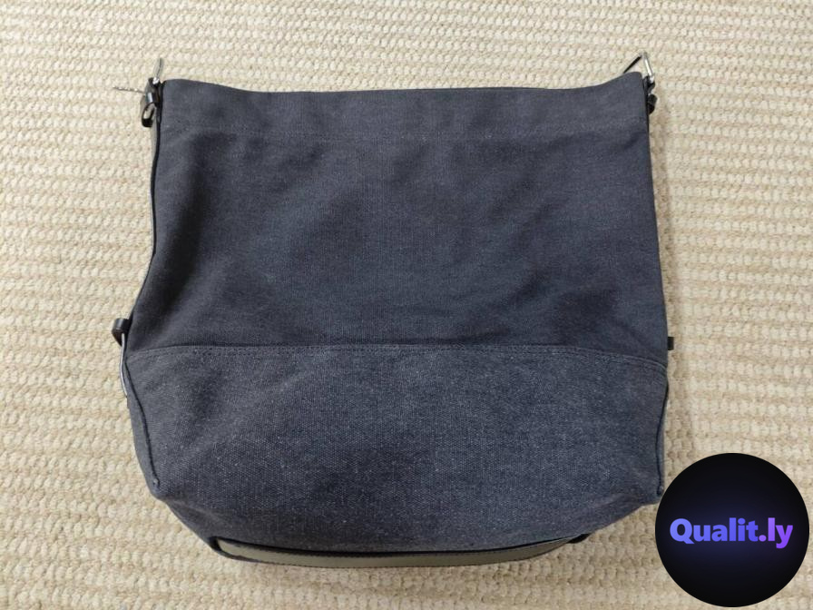 Lemaire Dark Grey Canvas Shoulder Bag QC