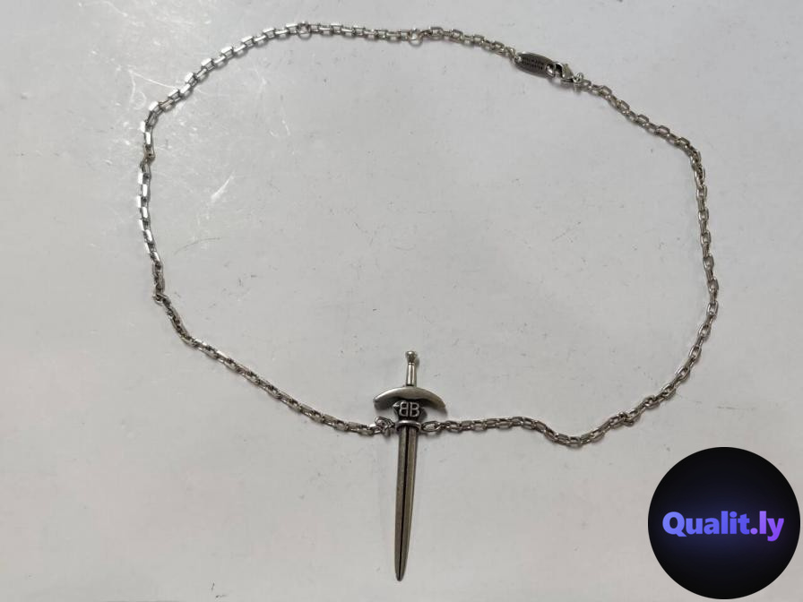 Balenciaga Sword Necklace QC