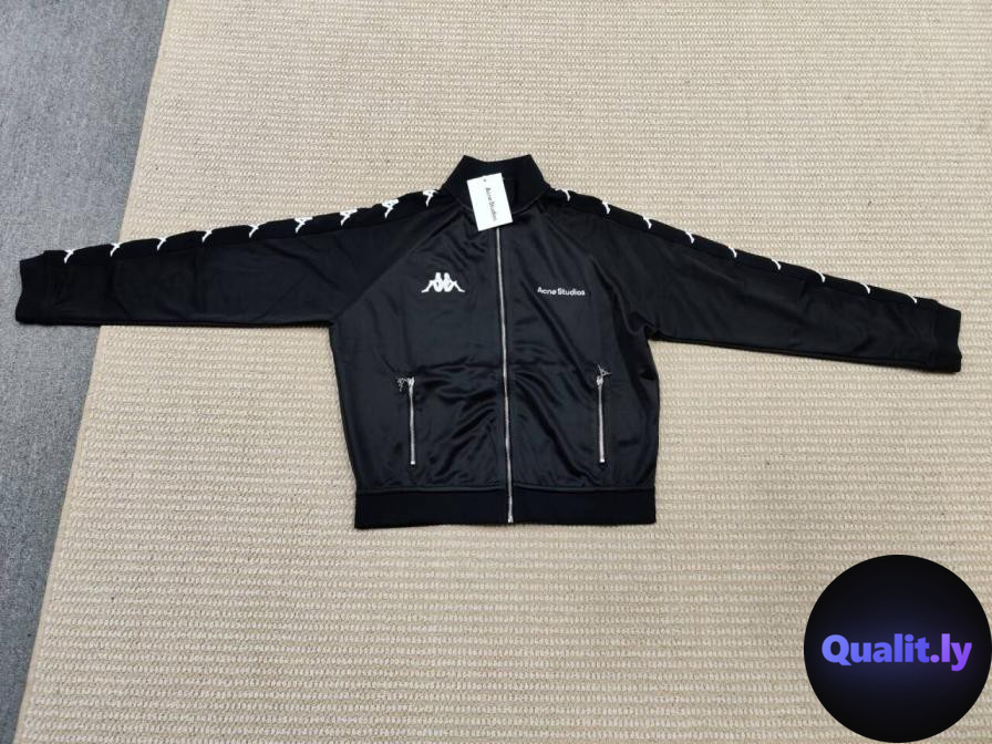 Acne Studios Kappa Track Jacket Black QC