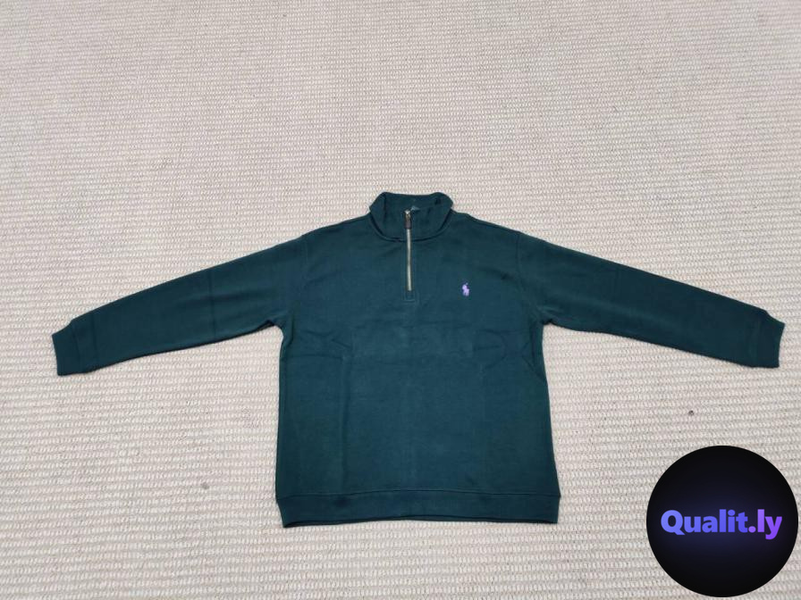 Ralph Lauren 1/4 Zip Sweater Green QC