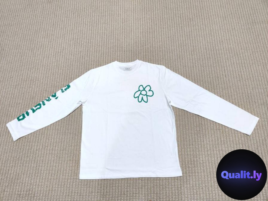 Mm Long-Sleeved White Shirt Looks Good QC