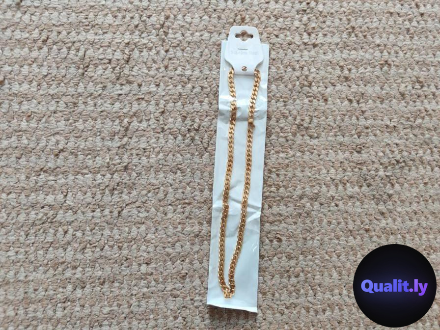 Gold Cuban Link Chain Necklace QC
