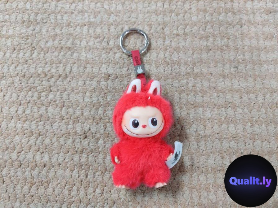 The Monsters Labubu Red Keychain QC