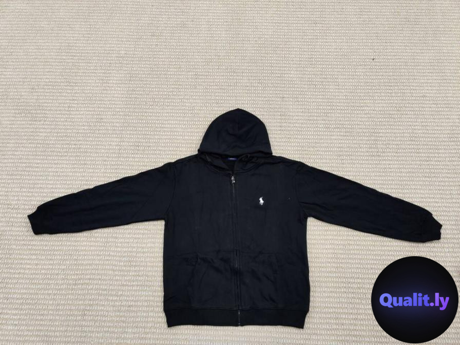 Ralph Lauren Black Zip Hoodie QC