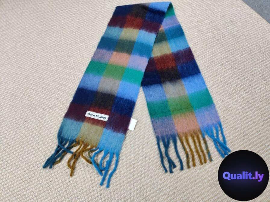 Acne Studios Plaid Scarf QC