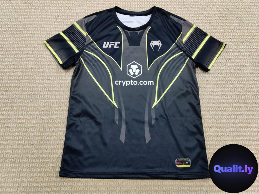 Venum UFC Topuria Black Yellow T-Shirt QC