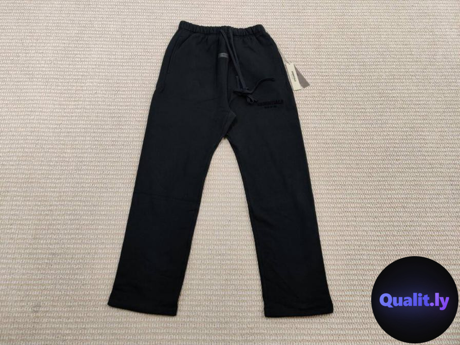 Essentials Fear of God Black Sweatpants QC