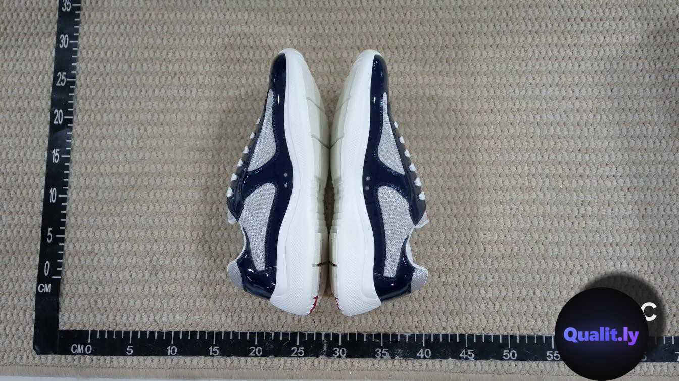 Prada America's Cup sneakers navy white QC