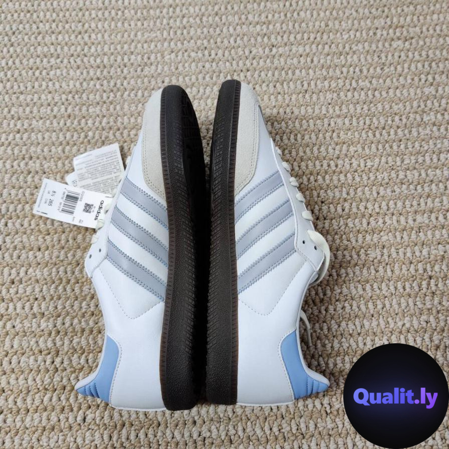 Adidas Samba Sneakers White Light Blue QC
