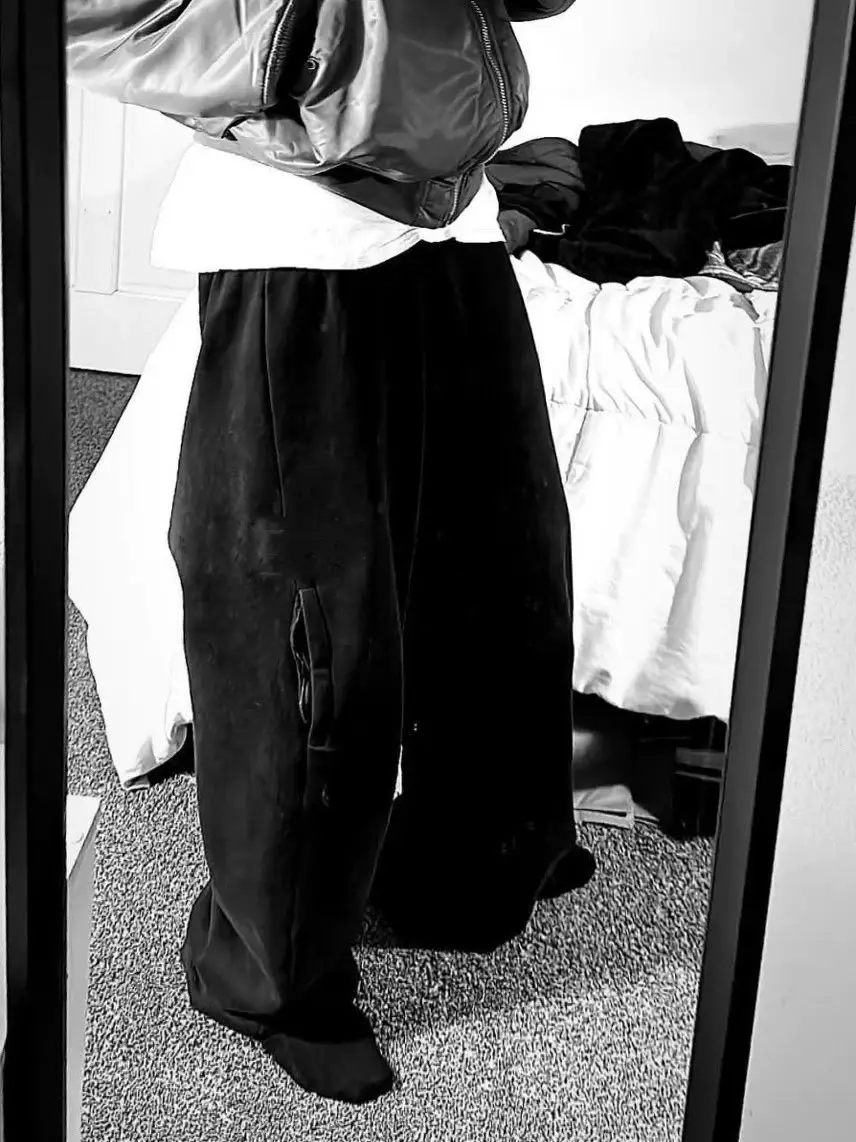 （稀有）VET baggy baseball logo bro sweatpants纯棉宽松运动裤