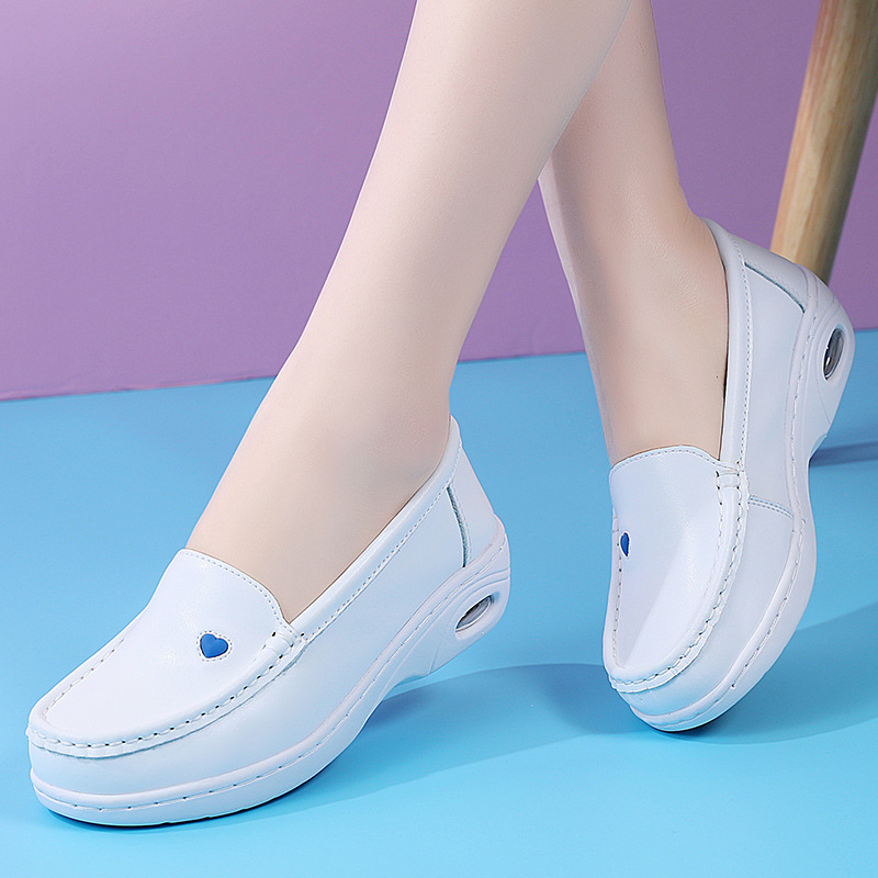 in stock nurse shoes women breathable autumn new white shoes wholesale air cushion hospital work shoes cross-border a generation of hair