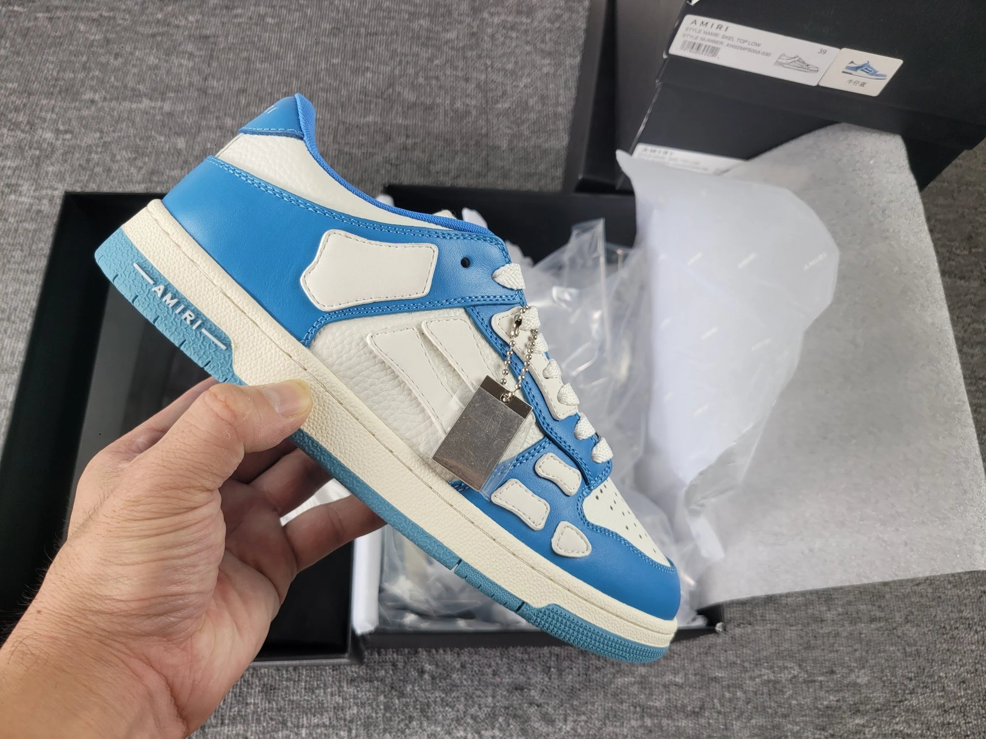 AMIRI SKELETOP LOW Foto QC de WEIDIAN na Qualit.ly