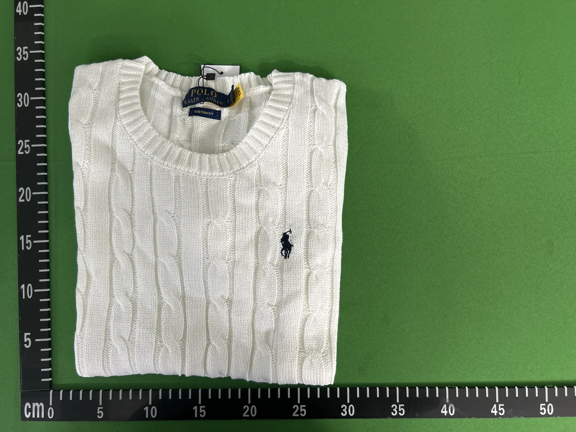Polo Ralph Lauren Cable Knit Sweater White