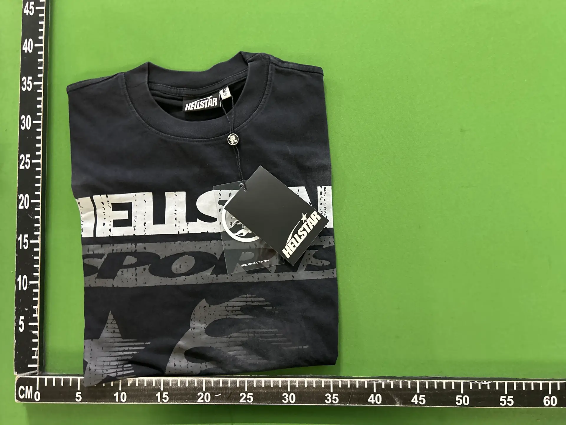 Cross-border American tide hell hell star letters printed high street short-sleeved retro old round neck men's and women's T-shirt