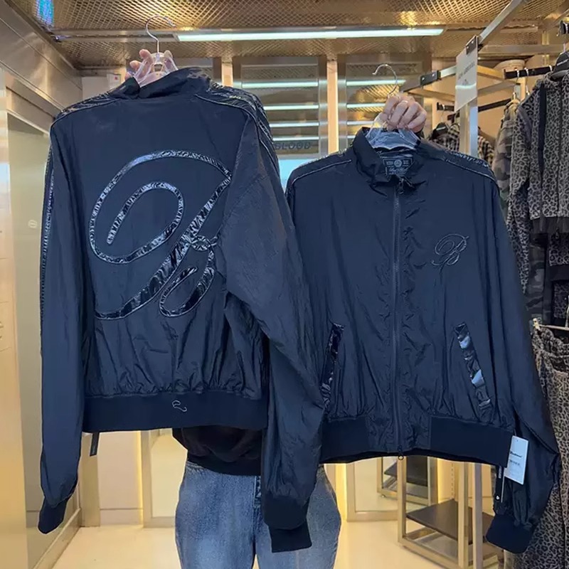 South Korea badblood BCAC Series Short Coat Women's Loose Hooded Sports Niche Design Jacket Top