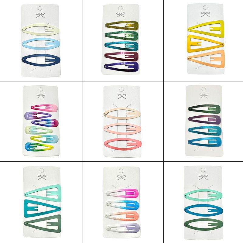 Spring and Summer Stalls in Yiwu Selling Small Accessories, Children's Hair Accessories, Dopamine-Colored Polka Dot Bb Clips, Y2K Star Hair Clips, Hair Ornaments
