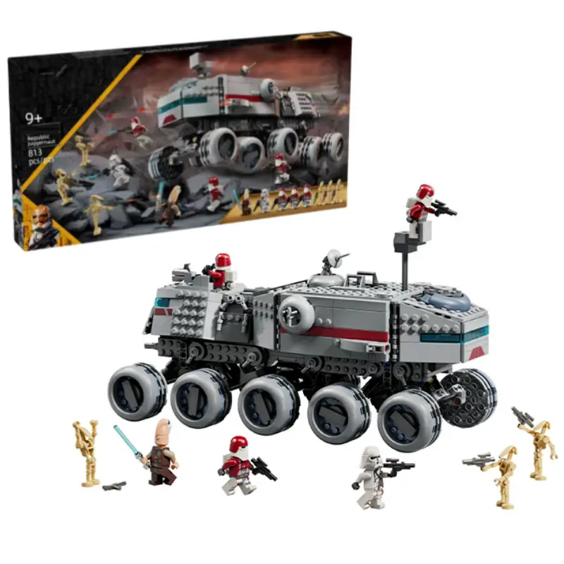 Cross-Border Compatible Lego 75413 Republic Sword Master Building Blocks Star Wars Series Building Model Toys