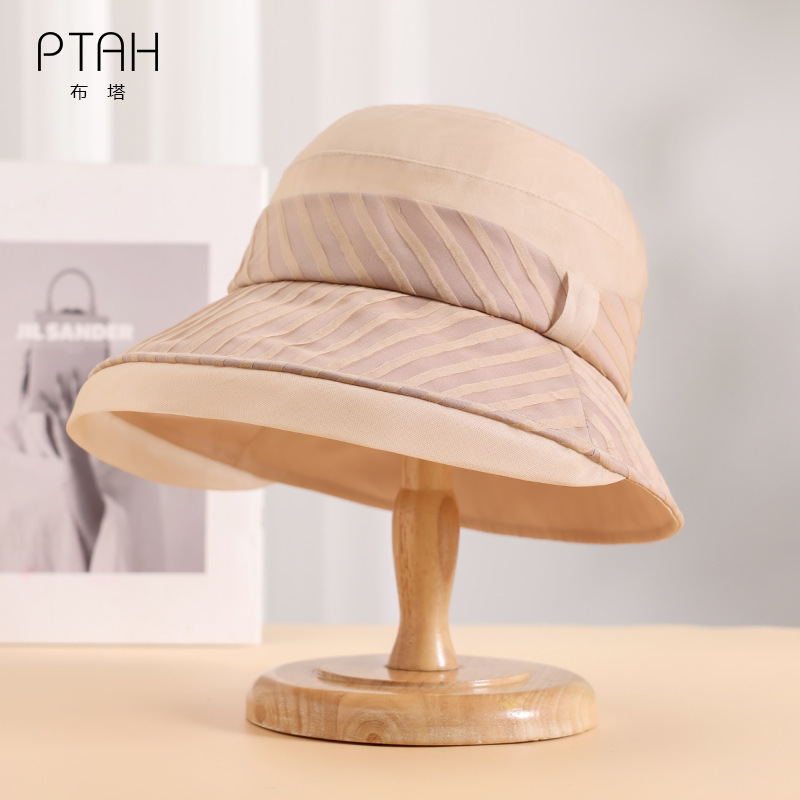 Spring and Summer New Style Fisherman's Hat, Mulberry Silk Hat, Versatile Large Brim Sun Hat, Outdoor Sun Protection and Uv Protection 0812