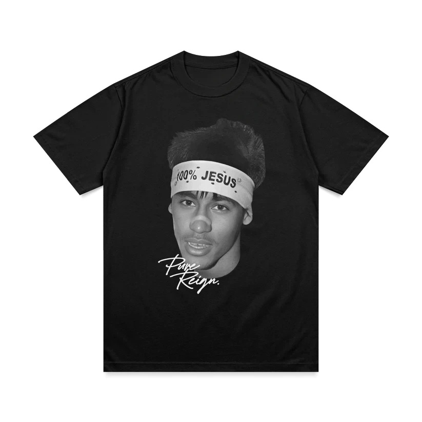 Neymar American Football Star Print Cotton Short-Sleeved
