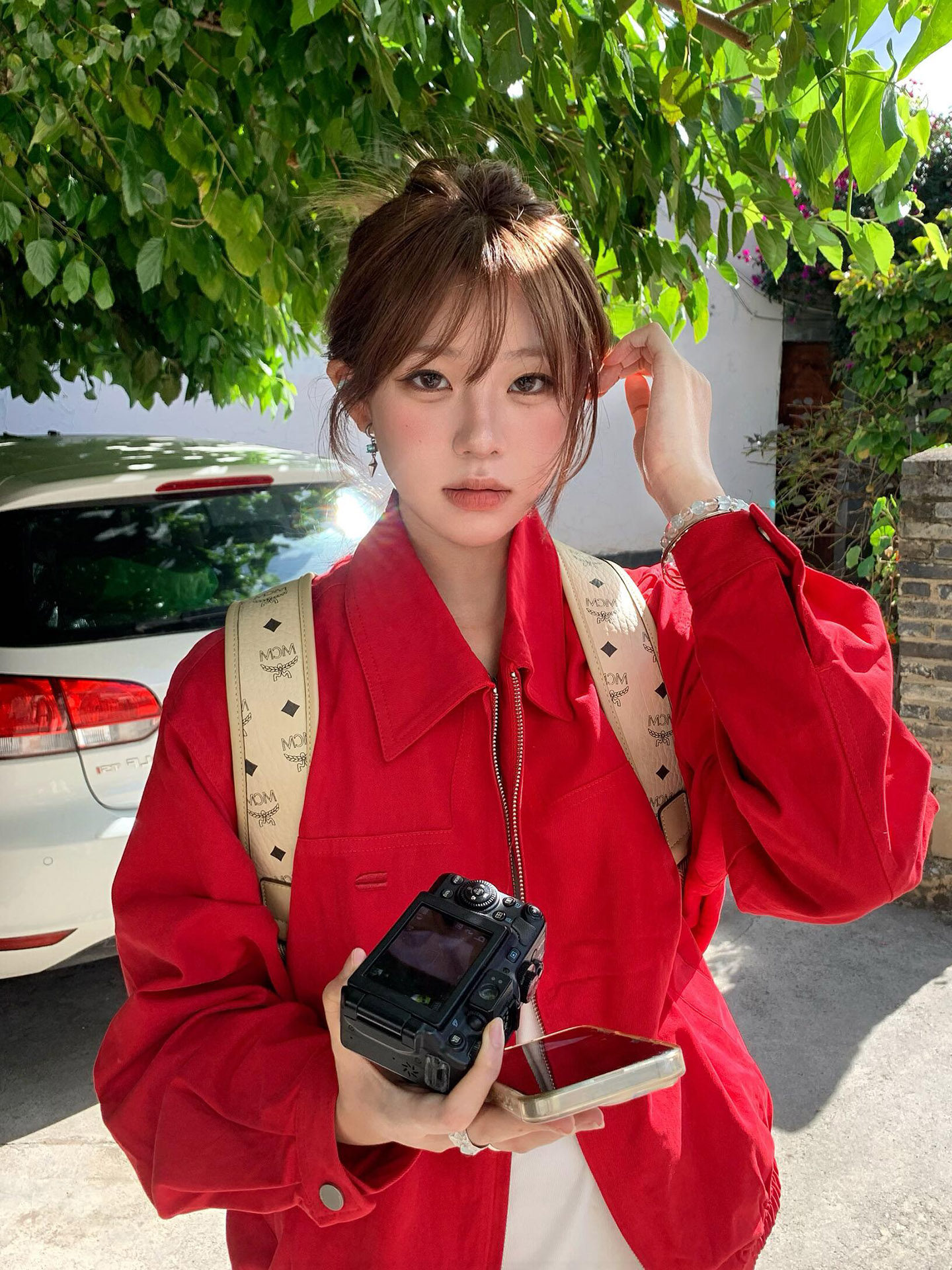 American Retro Polo Collar Jacket for Women, Spring and Autumn, Loose Fit, Slimming, Casual and Relaxed Style, Short Coat, Trendy