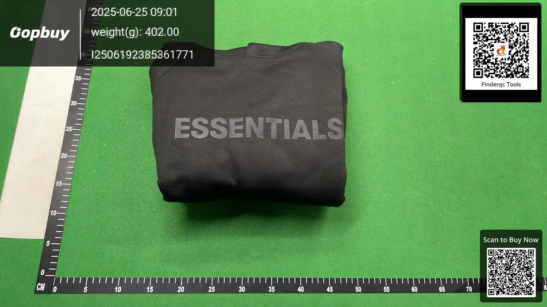 New cross-border foreign trade men's and women's clothing FEAR OF GOD double-line Essentials trend hooded clothing