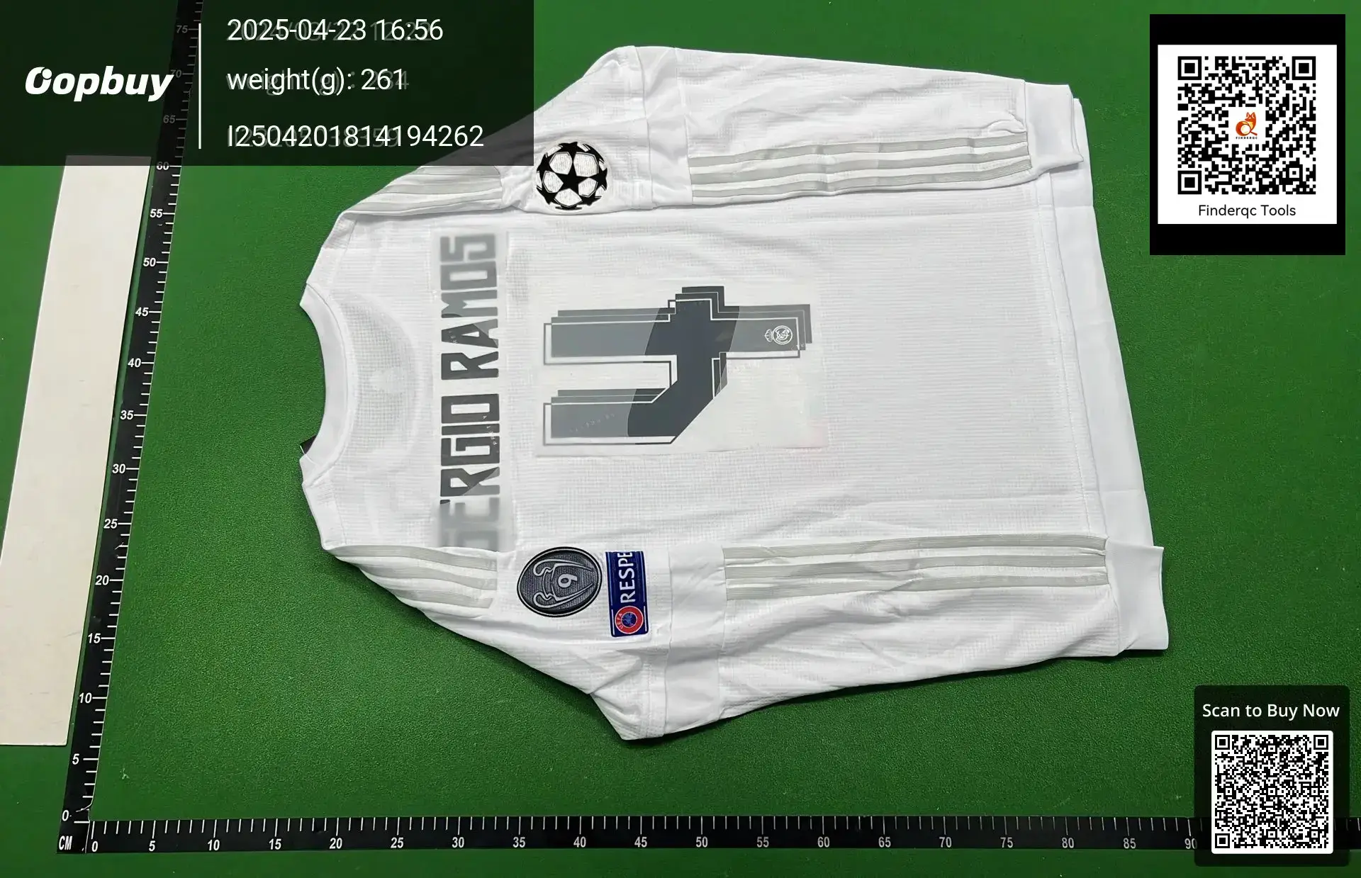 1516 Real Madrid Real Madrid Home Long Sleeve C Lola Moss Jersey Retro Commemorative Edition Football Clothes Wholesale