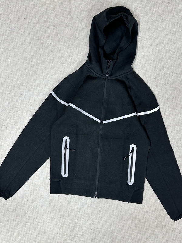 Fz0 Spring and Autumn New Men's Jacket Air Layer Cotton Knitted Hooded Zipper Shirt Sports Casual Top Jacket 754