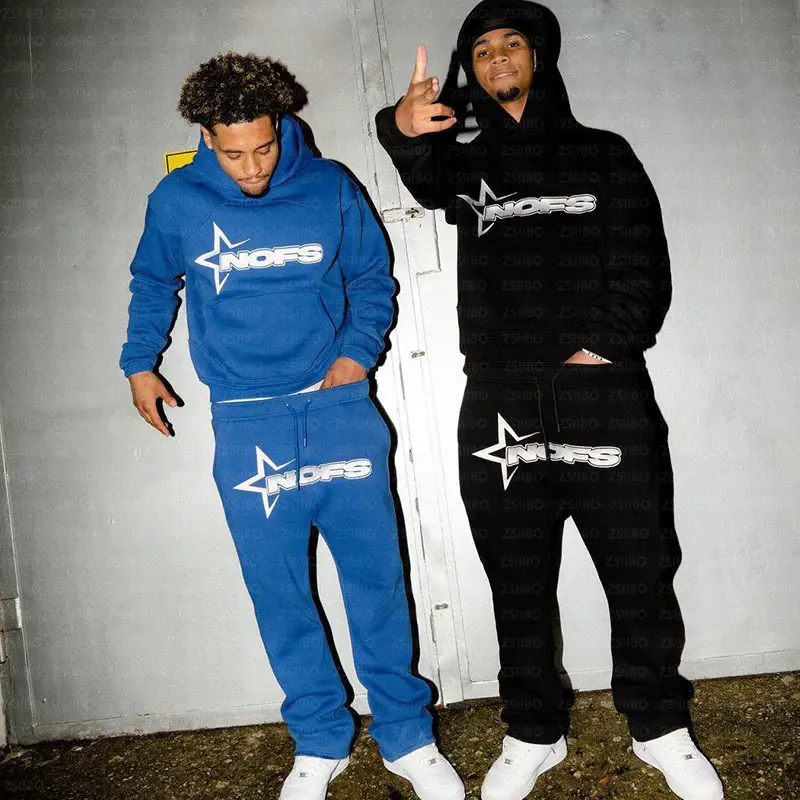 Europe and the United States embroidery tide letters loose sweater Y2K hip-hop streetwear men and women pullover casual tops
