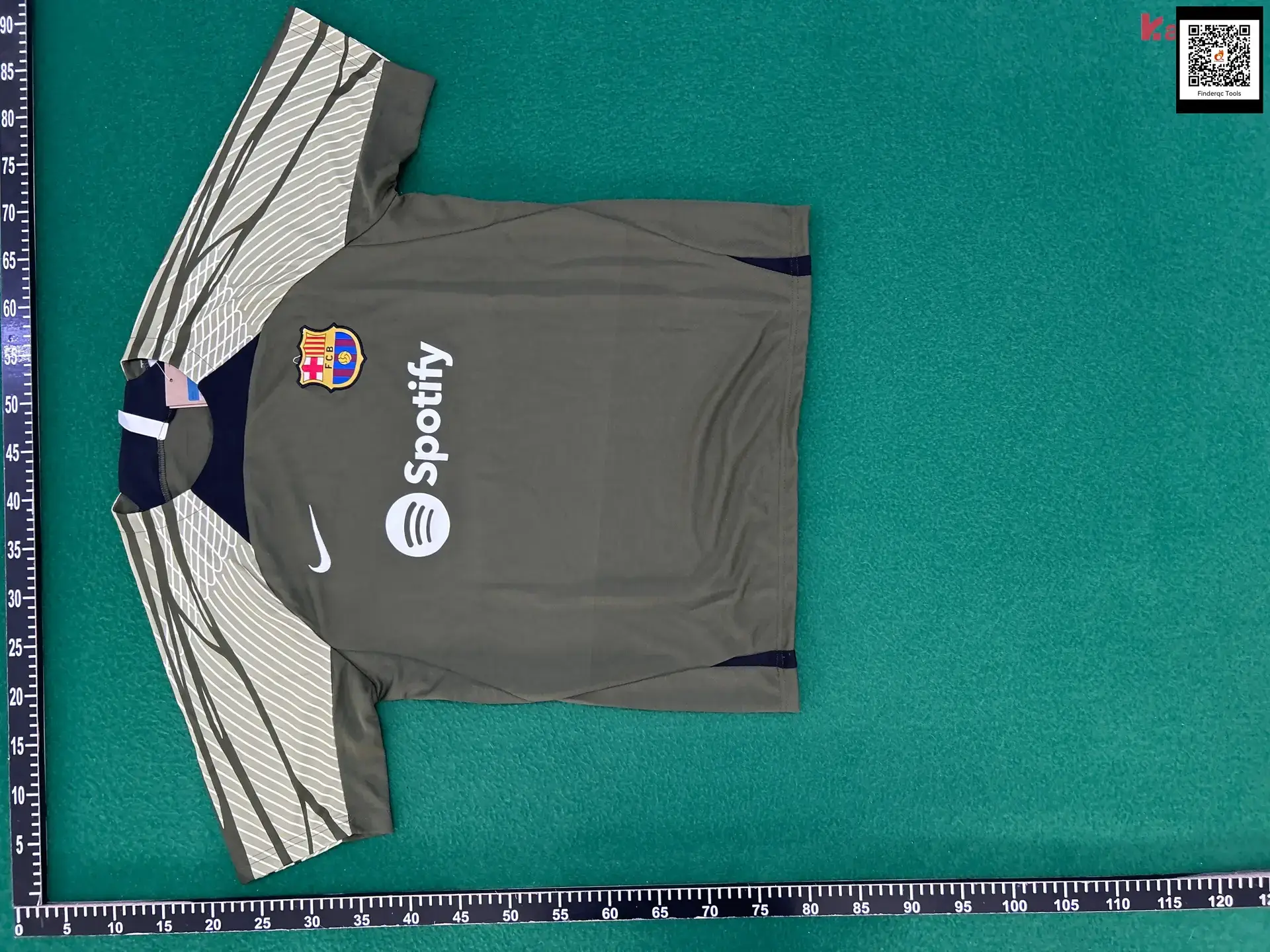 Nike FC Barcelona Training Top Short Sleeve Green