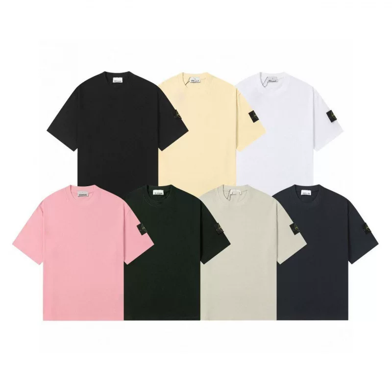 Stone 25Ss1 New Classic Armband Short-Sleeved T-Shirt, Unisex, Loose, Casual and Versatile Top QC-foto van TAOBAO op Qualit.ly