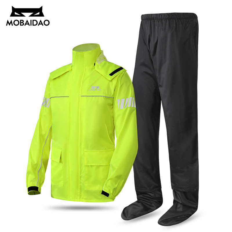 Mobaidao Motorcycle Raincoat Anti-rainstorm suit Split Waterproof Rain Suit Riding Equipment Adult Unisex