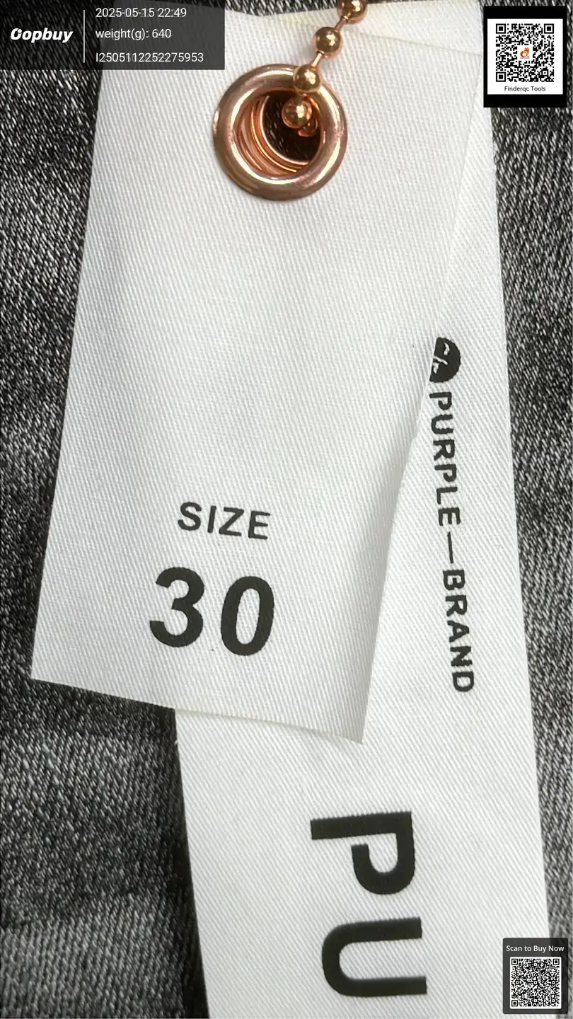 Cross-Border Wholesale Purple American High Street Ripped Patch Trendy Retro Straight Amiri Jeans Brand