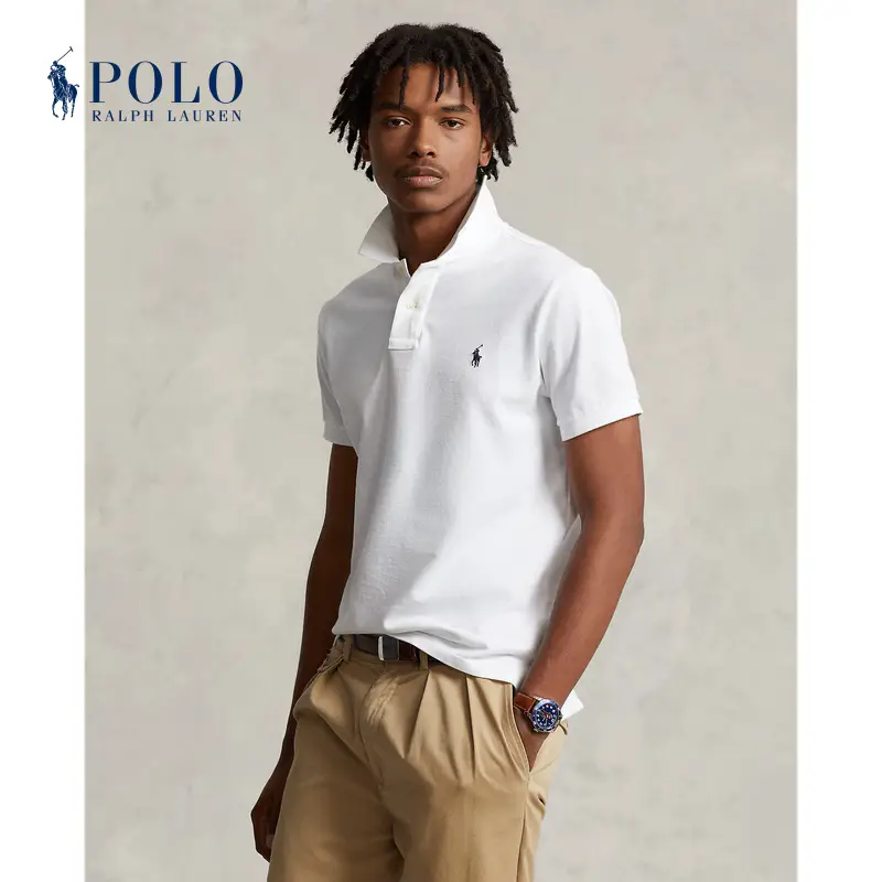 Ralph Lauren/Ralph Lauren Men's Classic silm Mesh Short Sleeve Tennis Shirt Rl12673